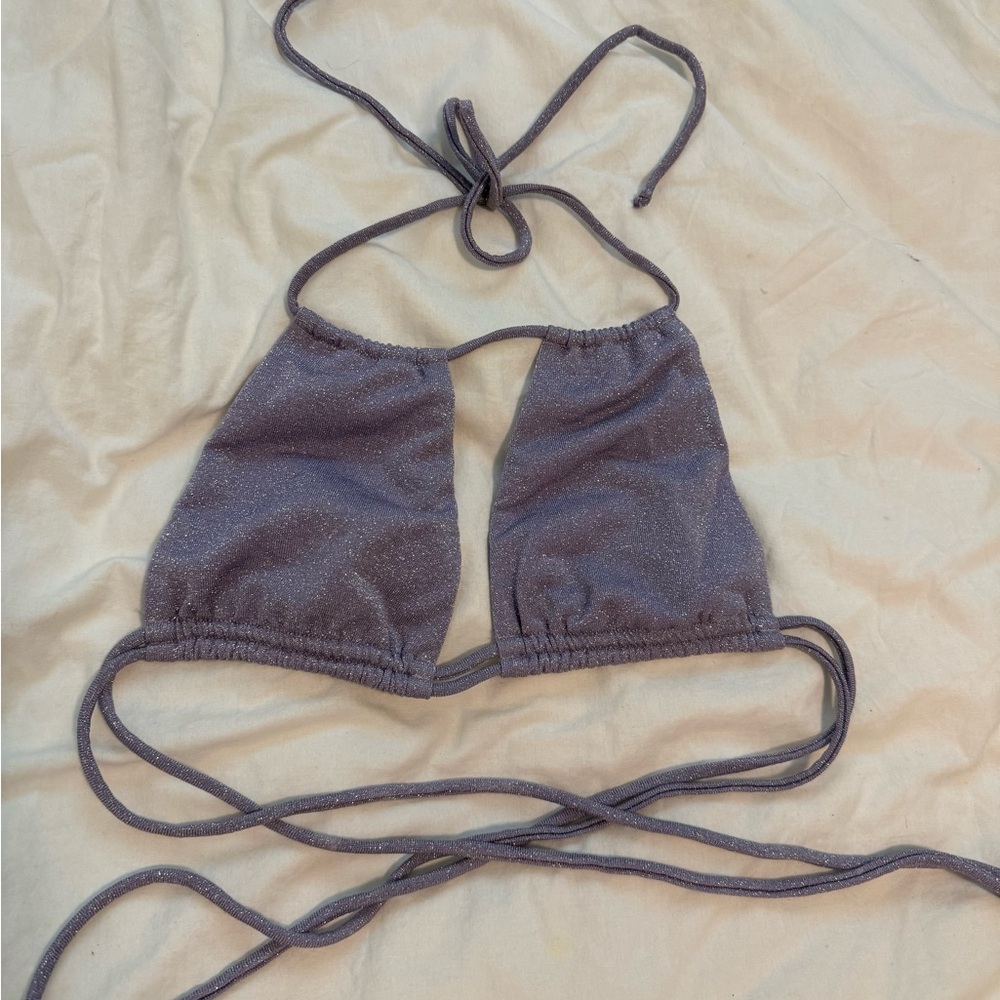 Montce Glitter bikini top